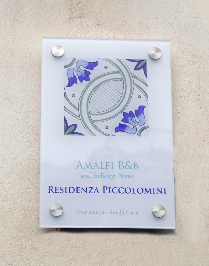 Residenza Piccolomini Apartment Amalfi Bagian luar foto